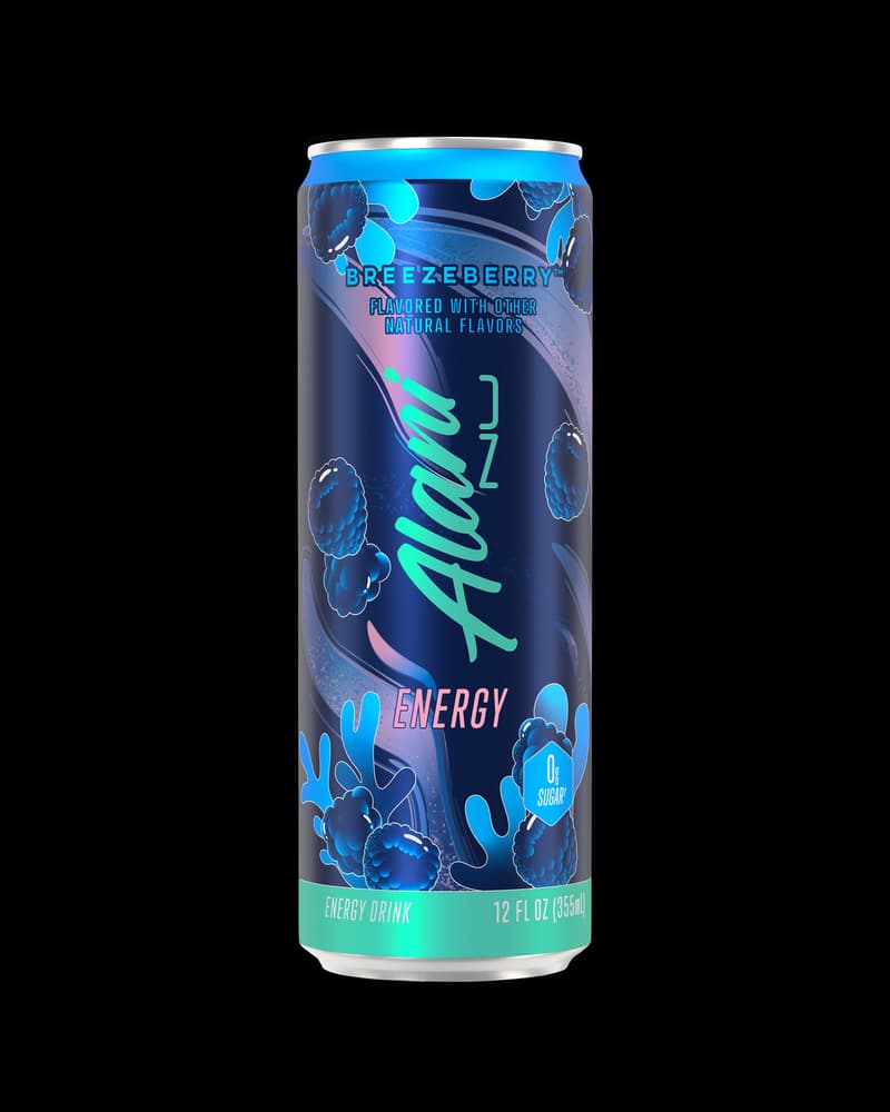 Alani Nu Breezeberry Energy Drink product packaging