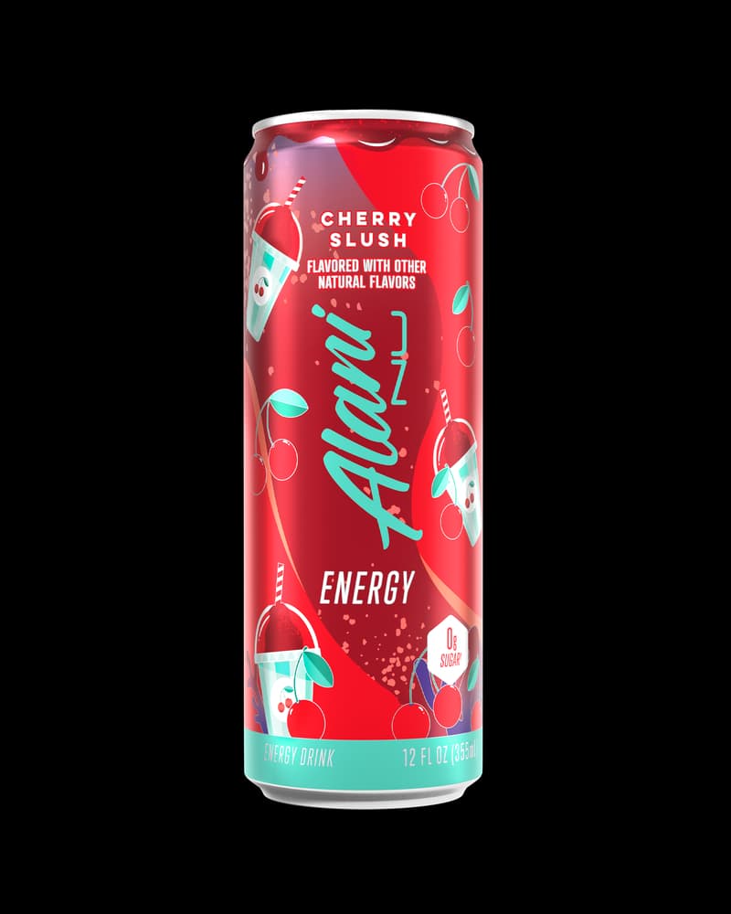 Alani Nu Cherry Slush Energy Drink product packaging