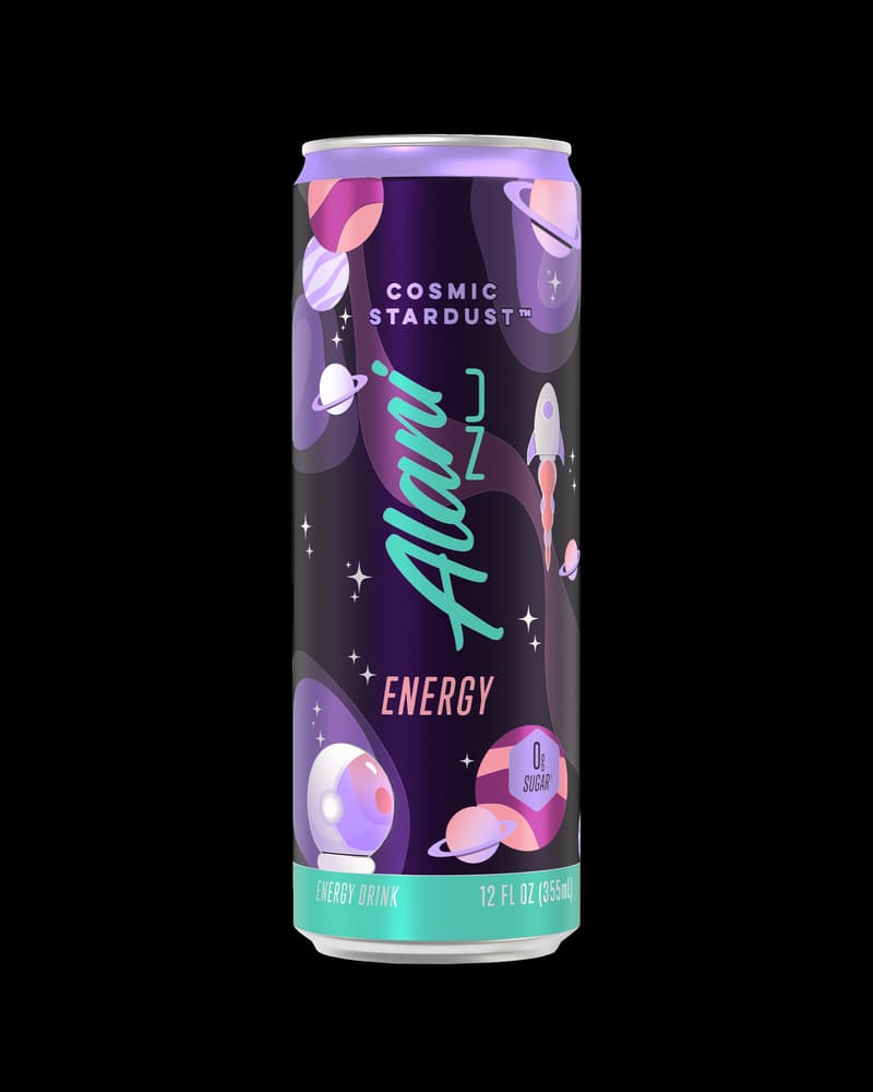 Alani Nu Cosmic Stardust Energy Drink product packaging