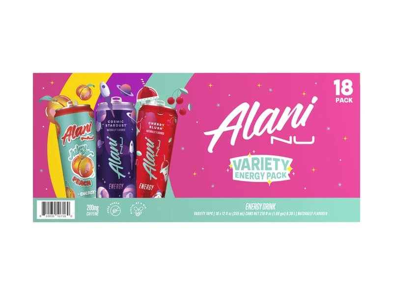 Alani Nu Energy Drink Variety Pack product packaging