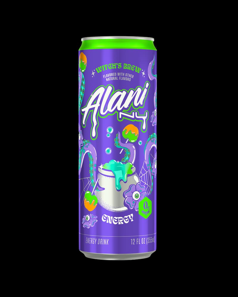 Alani Nu Witch's Brew Energy Drink product packaging