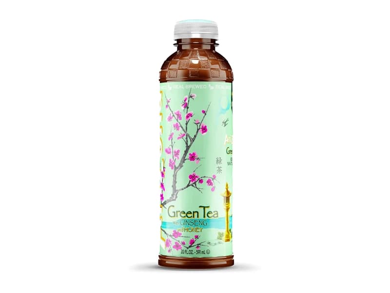 AriZona Green Tea with Ginseng & Honey product packaging