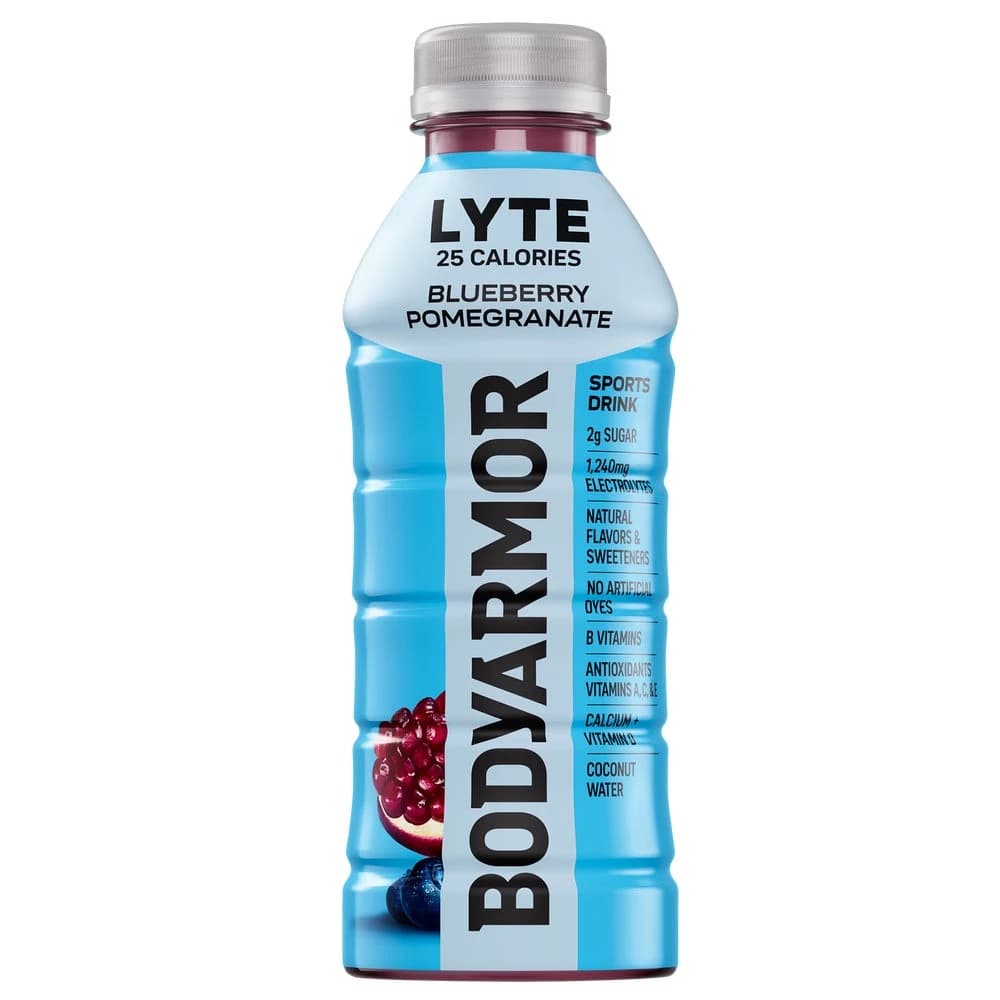 BODYARMOR Lyte Blueberry Pomegranate Sports Drink product packaging
