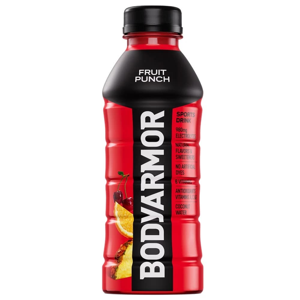 BODYARMOR Fruit Punch Sports Drink product packaging