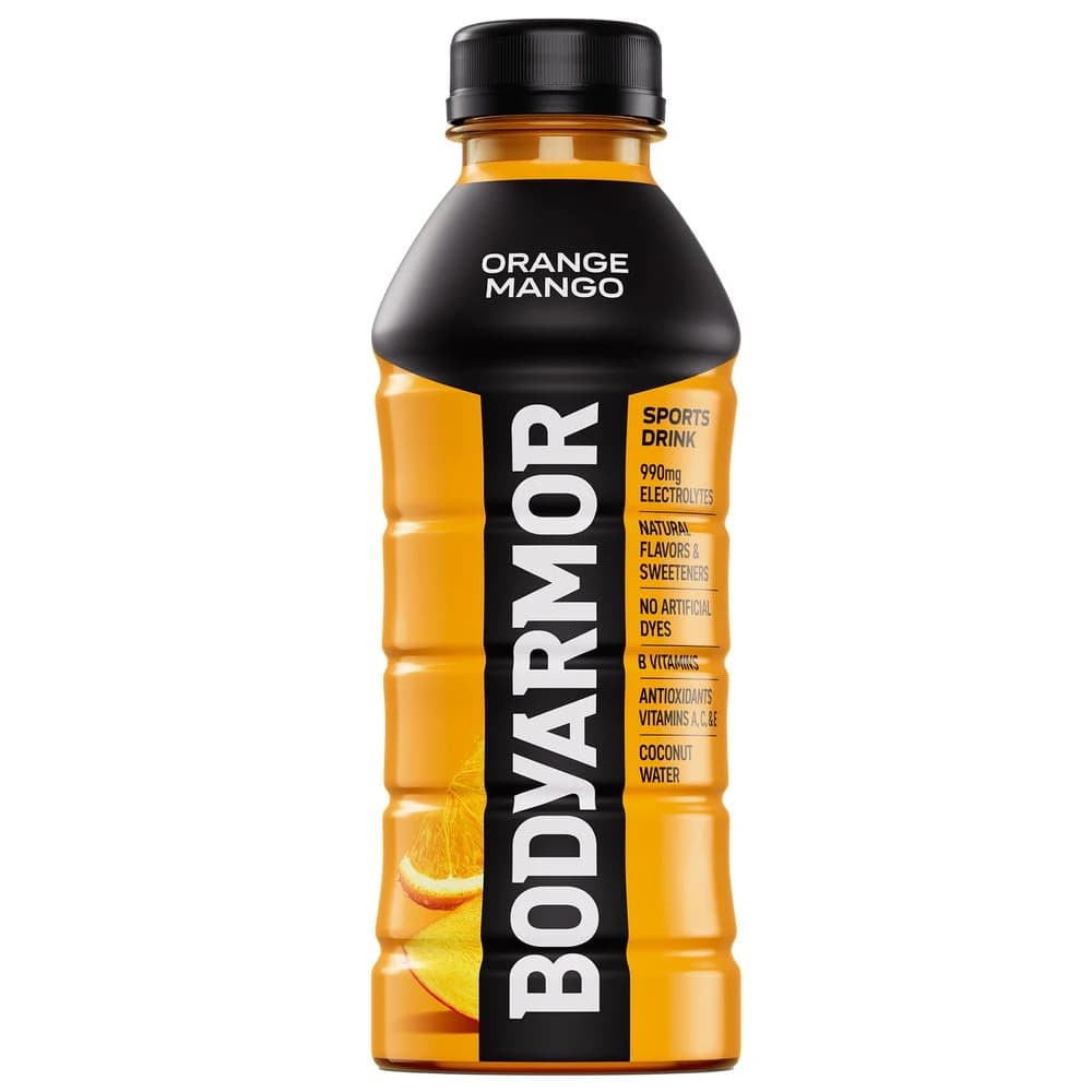 BODYARMOR Orange Mango Sports Drink product packaging