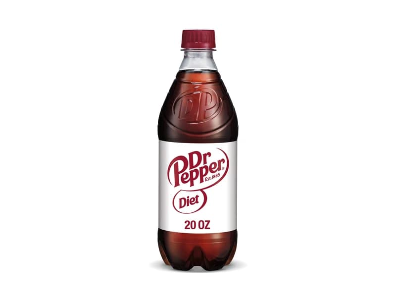 Diet Dr Pepper product packaging